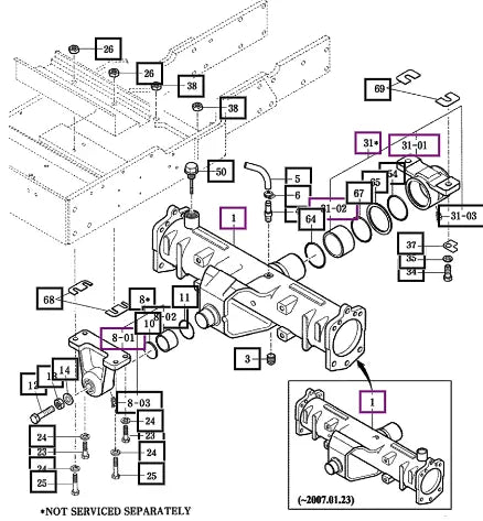 Mahindra Axle Assy , Fr 14524002000GB Mahindra Direct Parts