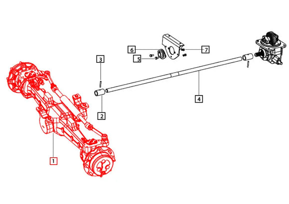 Mahindra Axle Carraro 40.16 4Wd 006522430U91 Mahindra Direct Parts