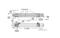 Mahindra Backhoe Boom Cylinder AME000237