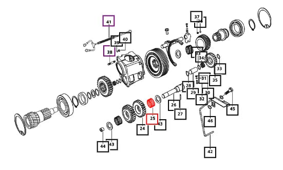 Mahindra Ball Bearing 6004 Cluster Gear 006505095C1 Mahindra Direct Parts