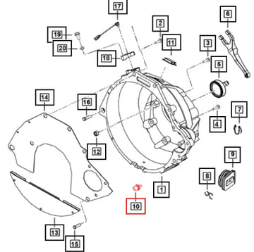 Mahindra Ball Stud Sph.dia 18 X M8 X Oal 35.5 0802CA0890N Mahindra Direct Parts