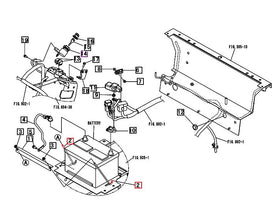 Mahindra Battery Hold Down Bolt 27573640001 Mahindra Direct Parts