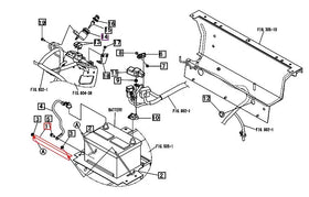 Mahindra Battery Hold Down Clamp 35440895AG0 Mahindra Direct Parts