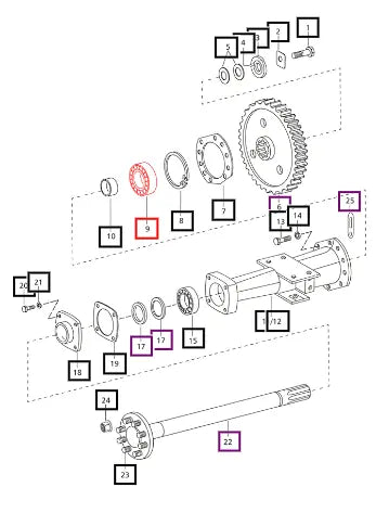 Mahindra Bearing 6212 001082207R91 Mahindra Direct Parts