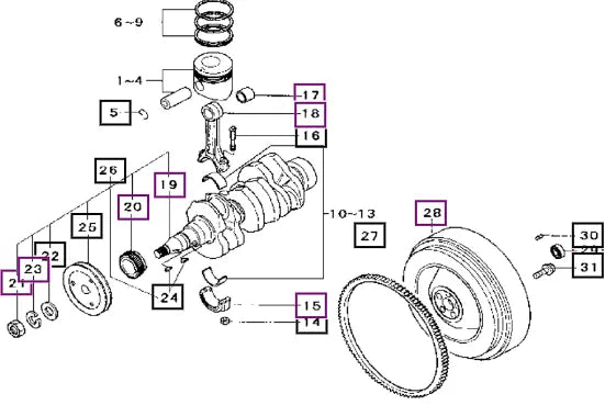 Mahindra Bearing Set MM438669 Mahindra Direct Parts