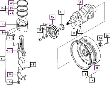 Mahindra Bearing Set U.s 0.25 30A1910010 Mahindra Direct Parts