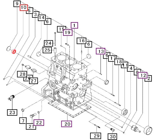 Mahindra Bearing, Ball 31S9400790 Mahindra Direct Parts