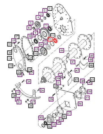 Mahindra Bearing, Ball ANS122006209 Mahindra Direct Parts