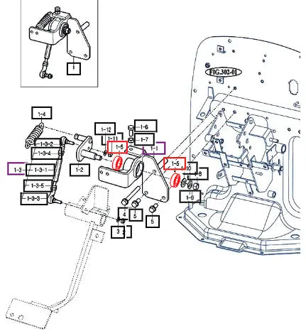 Mahindra Bearing, Ball - Clutch Control V6001306002 Mahindra Direct Parts