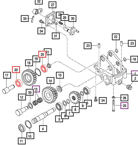 Mahindra Bearing, Ball/hl V6031106203 Mahindra Direct Parts