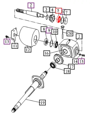 Mahindra Bearing, Taper Roller ANS120030305 Mahindra Direct Parts