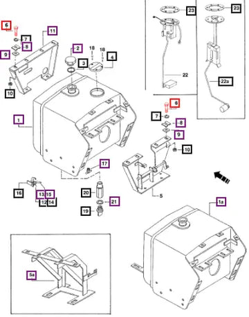 Mahindra Bolt 1/4'' Uncx 1-3/8'' Hex. Hc 000179800 Mahindra Direct Parts