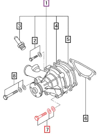 Mahindra Bolt F1805-08045 Mahindra Direct Parts