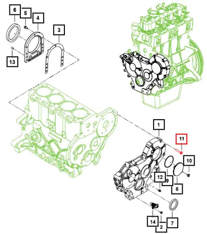 Mahindra Bolt Hex Fl M8 X 1 25 X 50 X 8 8 X Ph SF0102008 Mahindra Direct Parts