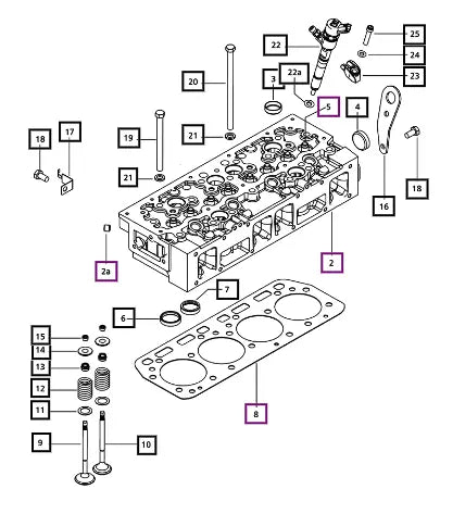 Mahindra Bolt Hexfl M8x1 25x20x8 8 008008682B1 Mahindra Direct Parts