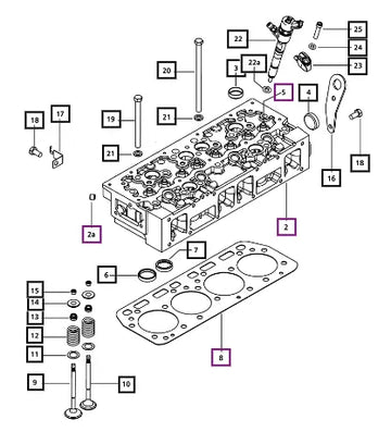 Mahindra Bolt Hexfl M8x1 25x20x8 8 008008682B1 Mahindra Direct Parts