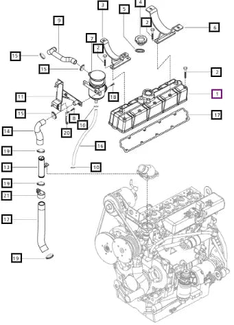 Mahindra Bolt Hexfl M8x1 25x25 5x8 8 008008743D1 Mahindra Direct Parts
