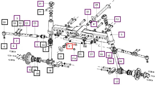 Mahindra Bolt M16z1.5z50-10.9 007601987D1 Mahindra Direct Parts