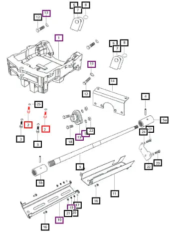 Mahindra Bolt Rear Pillow Block 4wd E007602656D1 Mahindra Direct Parts