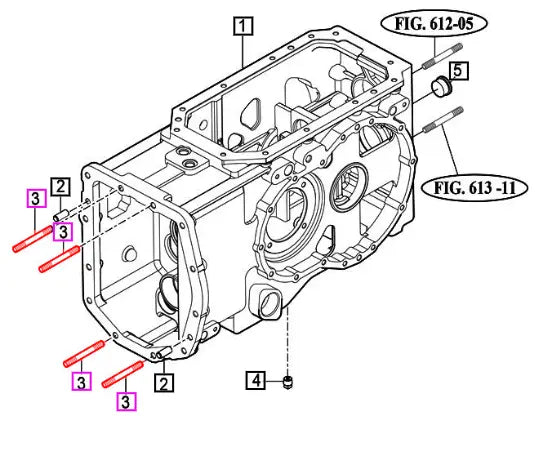 Mahindra Bolt Stud 2 V2513412040 Mahindra Direct Parts