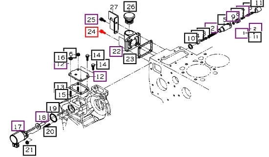 Mahindra Bolt With Washer 0102350618 Mahindra Direct Parts