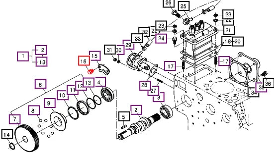 Mahindra Bolt With Washer 0112350814 Mahindra Direct Parts