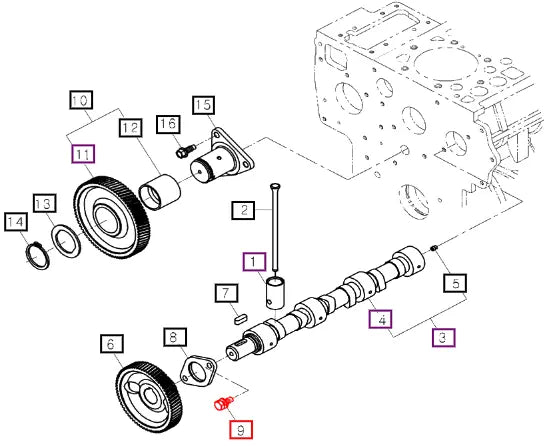 Mahindra Bolt With Washer 0112350818 Mahindra Direct Parts