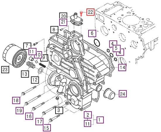 Mahindra Bolt With Washer(for 1552173321 Flange O 102350620 Mahindra Direct Parts