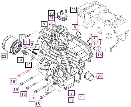 Mahindra Bolt With Washer(for E580004116) For 281 112350885 Mahindra Direct Parts