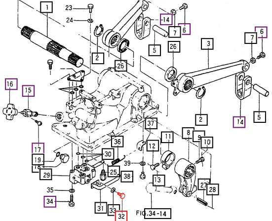 Mahindra Bolt (for Front Axle Wheel) V2012608012 Mahindra Direct Parts
