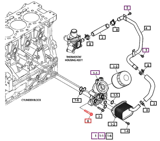 Mahindra Bolt, Hex Flange 120106-00217 Mahindra Direct Parts
