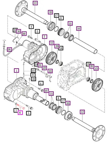 Mahindra Bolt, Hex M10x165 V2013610165 Mahindra Direct Parts