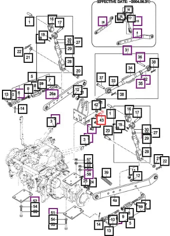 Mahindra Bolt, Hex M14x30 V2013614030 Mahindra Direct Parts