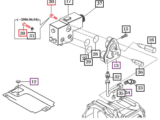 Mahindra Bolt, Hex/s M8x85 V2173608085 Mahindra Direct Parts