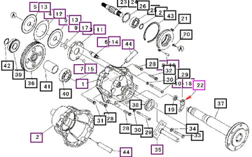 Mahindra Bolt, W/washer F1440106025 Mahindra Direct Parts