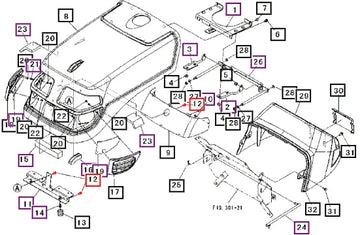 Mahindra Bolt, W/washer M6x16 H1440106016 Mahindra Direct Parts