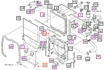 Mahindra Bolt, W/washer M8x16 F1540108016 Mahindra Direct Parts