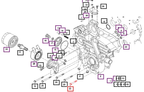 Mahindra Bolt, Washer 0112350860 Mahindra Direct Parts