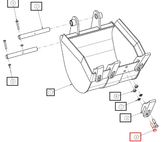 Mahindra Bolt(10.9) M12x50l BH12A6175Z Mahindra Direct Parts