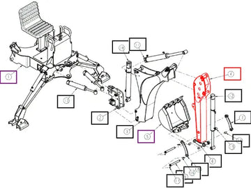 Mahindra Boom-High Assy ANSBBH86A Mahindra Direct Parts