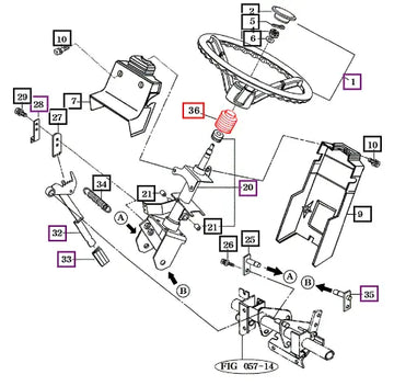 Mahindra Boot, Steering 16994011990 Mahindra Direct Parts