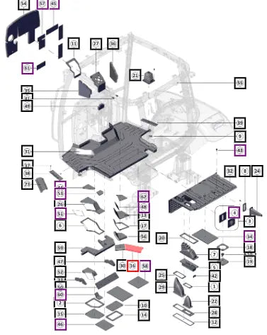 Mahindra Bracket 2 Harness Routing 007652914U01 Mahindra Direct Parts
