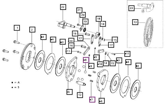 Mahindra Brake Assy. L.H. (29032440) Consisting Of : 006506068D91 Mahindra Direct Parts