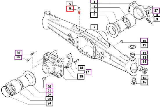 Mahindra Breather M10x01 006500332C1 Mahindra Direct Parts