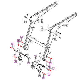 Mahindra Bucket and Tractor Pins 86002003401 Mahindra Direct Parts