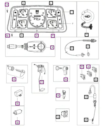 Mahindra Bulb 3 W (For Instrument Cluster) 000040881C99 Mahindra Direct Parts
