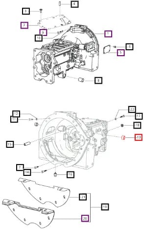 Mahindra Bush Lh - Clutch Shaft 006503155D1 Mahindra Direct Parts