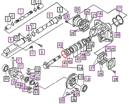 Mahindra C-Ring, Hole V7051400550 Mahindra Direct Parts