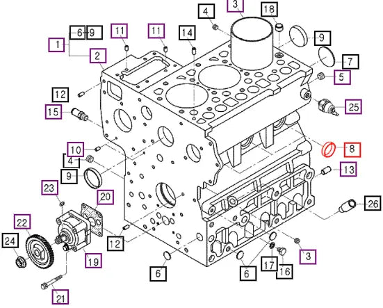 Mahindra Cap Sealing 1522103383 Mahindra Direct Parts