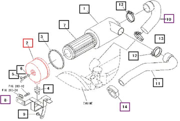 Mahindra Cap, Air Cleaner 35460501200 Mahindra Direct Parts